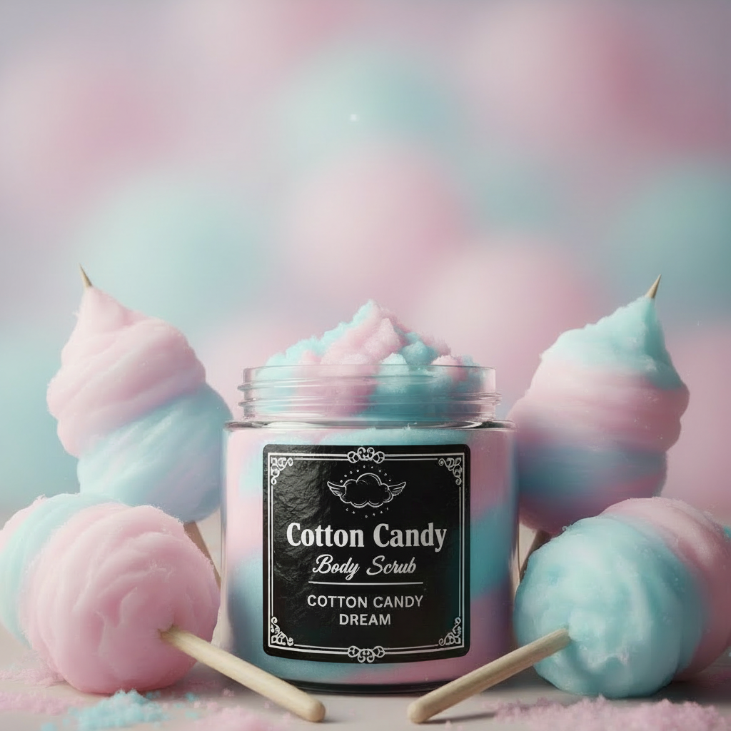 Cotton Candy Body Scrub - B&W Label